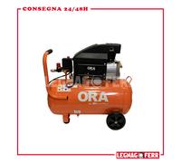 Compressore Lubrificato 50 Litri 2HP Trasmissione Diretta 00802 Sikurotech
