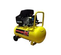 COMPRESSORE LUBRIFICATO OLIO 50Lt 2 MANOMETRI 2 CONNETTORI MISTRAL