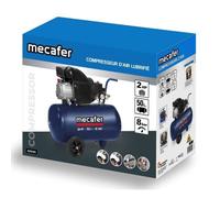Compressore - MECAFER - 425794 - Blu - 50 L - 2 HP - 8 Bar