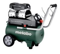 metabo Compressore Basic 220 - 24 OF Silent - Caldaia da 24 l, pressione 8 bar, capacità di riempimento 110 l/min - senza olio, silenzioso compressore da officina mobile per fai da te e professionisti