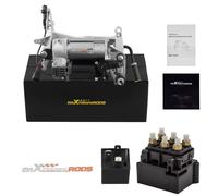 Compressore per sospensioni pneumatiche + staffa + blocco valvole for Audi Q7 4L