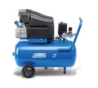 OUTLET-DIFETTI ESTETICI-Compressore elettrico carrellato ABAC mod. Pole Position L20 - motore 2 HP - 24 lt