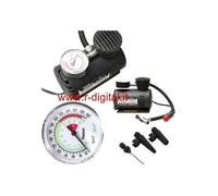 COMPRESSORE PORTATILE 12V 250 PSI 20.7 BAR MANOMETRO ACCENDISIGARI RUOTA AUTO