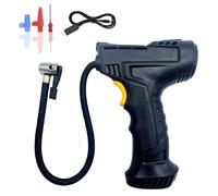 COMPRESSORE PORTATILE 12V PER GONFIARE RUOTE AUTO CAMPER BICI PALLONI con KIT