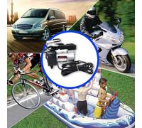 Compressore Portatile per Auto 12V Mini 150psi Manometro 10bar Moto Scooter Bici