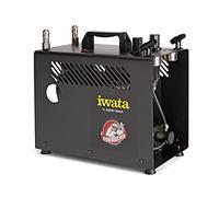 Compressore silenzioso Iwata IS 975 PowerJet Pro con serbatoio e due uscite