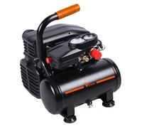 COMPRESSORE SILENZIOSO OIL FREE PORTATILE LT.6 1,1KW 8 BAR VINCO 60800