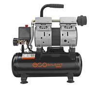 COMPRESSORE SILENZIOSO SENZ' OLIO LT.6 HP1 PRESSIONE 8 BAR VINCO 60702 OIL-FREE