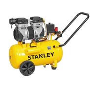 Compressore aria elettrico carrellato STANLEY DST 150/8/24 SXCMS1324H - 24 lt oilless - Silenziato
