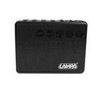 Compressore tascabile universale con torcia LED a 8 bar (8 batterie AA) P2R Noir
