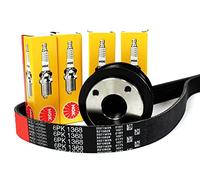 Compressore Tuning Pulley 15% Tuning Ruota per R52 R53 X-Parts High Performance con candele di accensione e cinghia trapezoidale abbinata 20-25PS e ca. 30NM 1099266