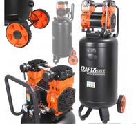 Compressore Verticale Senza Olio 100L 3kW 10 Bar Compressore D'Aria Officina