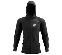 Compressport - 3D Thermo Seamless Hoodie Zip - Giacca da corsa S nero