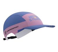 Compressport 5 panel light ironman cappello viola rosa