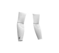 Manicotti Compressport ArmForce Ultralight bianco - T4