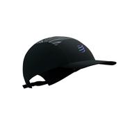 Berretto da tennis Compressport 5 Panel Light - black/aurora - Nero