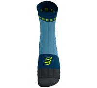 Compressport - Calzini trail - Pro Racing Socks Winter Trail Denim/Poseidon - Taglia 45-48 - Blu