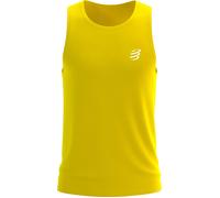Compressport - Canotta trail/running da uomo - Performance Singlet M Maize per Uomo - Taglia M - Giallo Giallo M