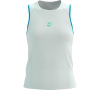 Compressport - Canottiera da trail running - Trail Racing Tank W Star White per Donne in Pelle - Taglia S - Bianco