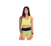 Reggiseno sportivo Compressport FeelFree Seamless verde lime - XS