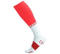 Calze Compressport Oxygen rosso brillante bianco - T1