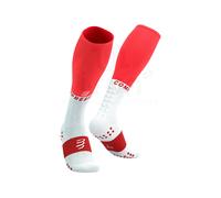 Calze Compressport Oxygen rosso brillante bianco - T1