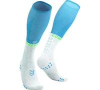 COMPRESSPORT Full Socks Oxygen - Unisex - Blu / Bianco - Taglia 1- modello 2026