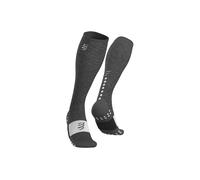 Calze a compressione compressport recovery grigie