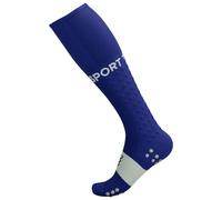 Compressport - Full Socks Run - Calze tecniche a compressione T3 - EU: 42-44 blu