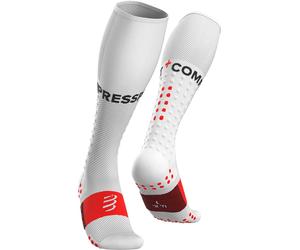 Compressport Full Socks Run Calzettoni T3 Bianco