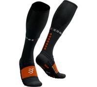 COMPRESSPORT Full Socks Winter Run - Uomo - Nero / Rosso - Taglia 45/48- modello 2025