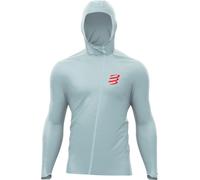 Giacca impermeabile compressport hurricane da uomo 10 10 grigio
