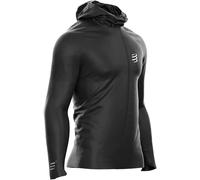Compressport - Giacca da running impermeabile - Hurricane Waterproof 10/10 Jacket M Black - Taglia S - Nero