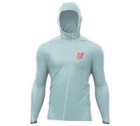 Giacca impermeabile compressport hurricane da uomo 10 10 grigio