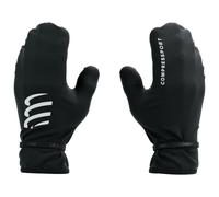 COMPRESSPORT Hurricane Waterproof Mittens - Unisex - Nero - Taglia XS/S- modello 2025
