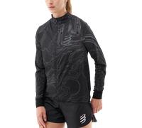 Compressport Hurricane Windproof Jacket W Aurora Giacche con cappuccio L Nero