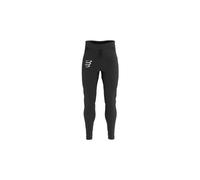 Pantaloni da tennis da uomo Compressport Hurricane Windproof Seamless Pants - Nero L