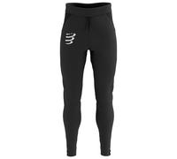 Pantaloni da tennis da uomo Compressport Hurricane Windproof Seamless Pants - Nero XL