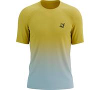 Compressport - Maglietta da trail/corsa per uomo - Performance Ss Tshirt M Ceylon Yellow/Grey Dawn per Uomo - Taglia XL - Giallo Giallo XL