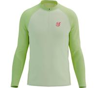 Compressport - Maglietta da trail/corsa per uomo - Trail Hz Ls Tshirt M Sugar/Shadow Lime per Uomo in Pelle - Taglia S - Verde