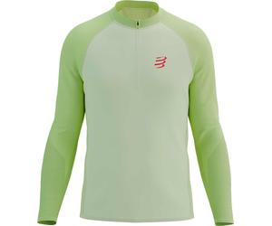Compressport - Maglietta da trail/corsa per uomo - Trail Hz Ls Tshirt M Sugar/Shadow Lime per Uomo in Pelle - Taglia M - Verde