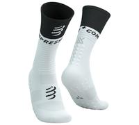 Compressport mid compression socks v2 0 white black