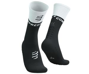 COMPRESSPORT Mid Compression Socks V2.0 - Unisex - Nero - Taglia 42-44- modello 2026