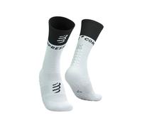 Calze Compressport Mid Compression V2.0 bianco nero - T1