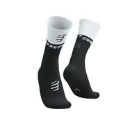 COMPRESSPORT Mid Compression Socks V2.0 - Unisex - Nero - Taglia 42/44- modello 2025