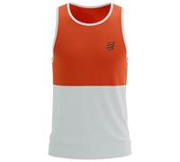 Compressport - Performance Singlet - Maglia da corsa L grigio/rosso