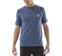 T-shirt Compressport Performance manica corta blu indaco - M