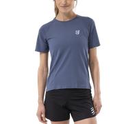 Maglia a maniche corte compressport performance blue donna
