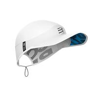 COMPRESSPORT PRO Racing cap cap cap Bianco/Grigio Scuro mélange, Taglia Unica