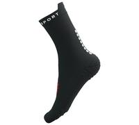 Calze Compressport Pro Racing v4.0 Run High nero bianco rosso - T2